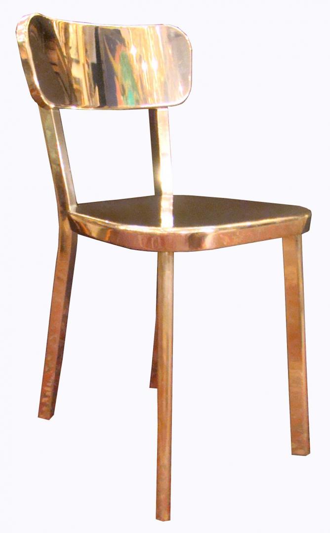 Pair Naoto Fukasawa MAGIS Chrome Mirror Chairs Deja Vu Modernism